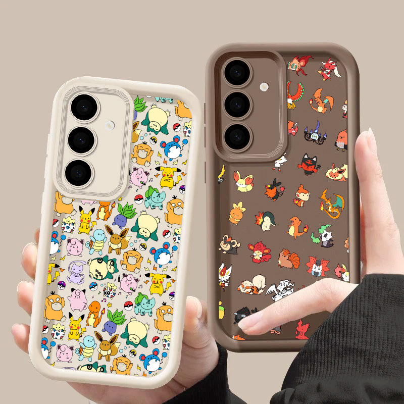 Samsung Galaxy S24 - Urocze etui z motywem kreskówkowych P-Pokemonów