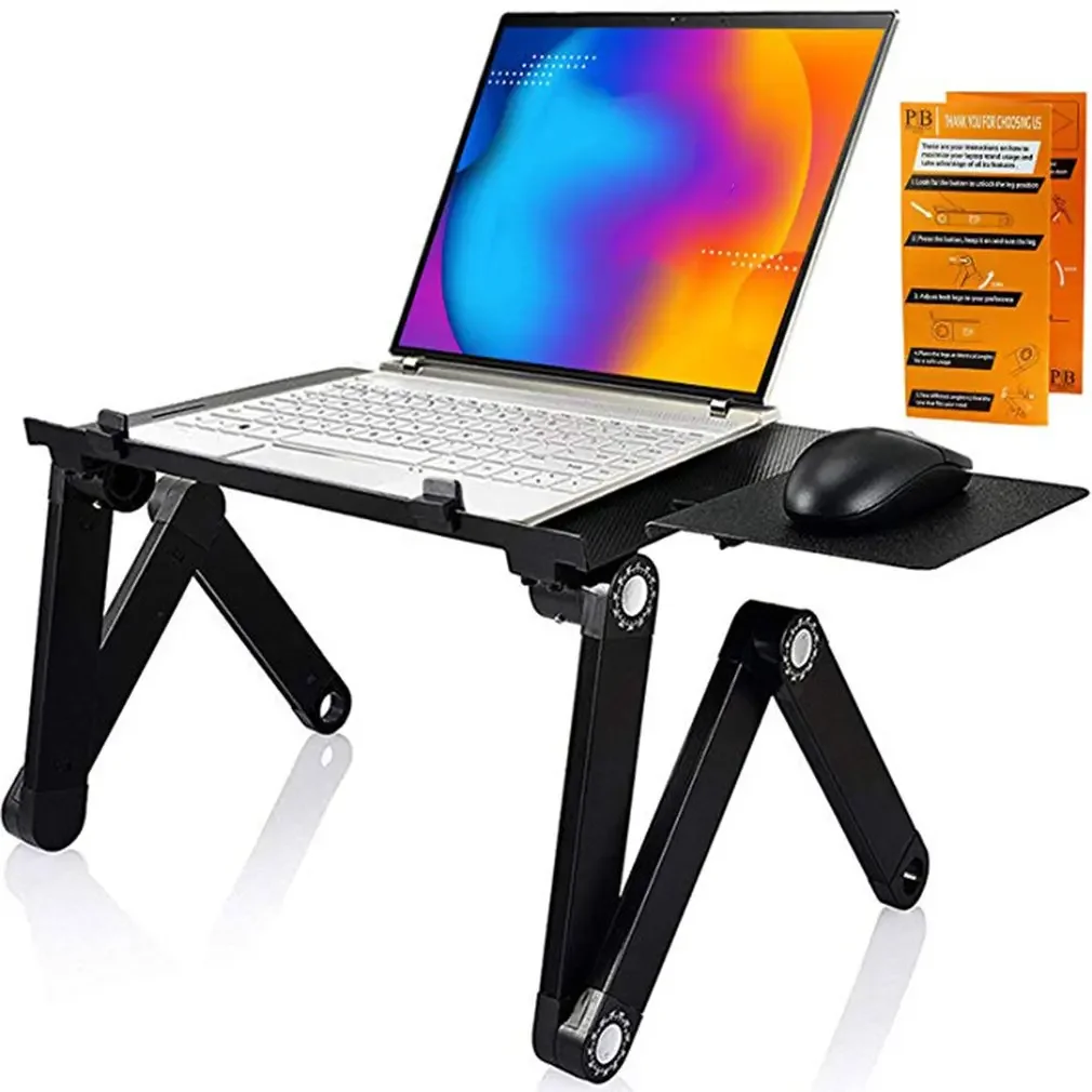 Tablet Lap Desk - Aluminiowy składany stolik na laptopa ze