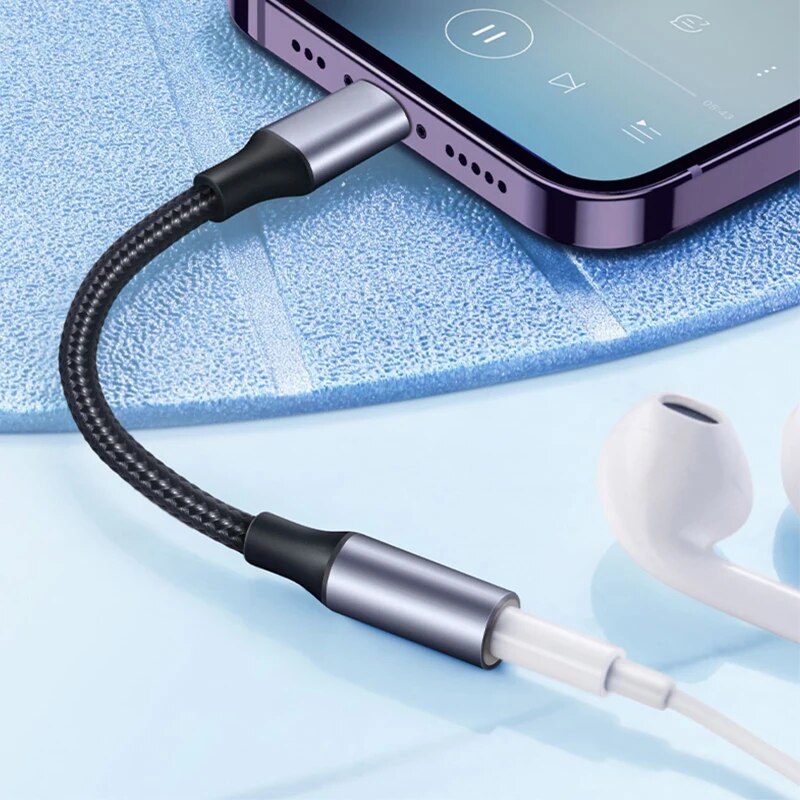 Kabel AUX 3,5 mm Jack 8-pinowy – Wired Earphone Lightning recenzja i cena